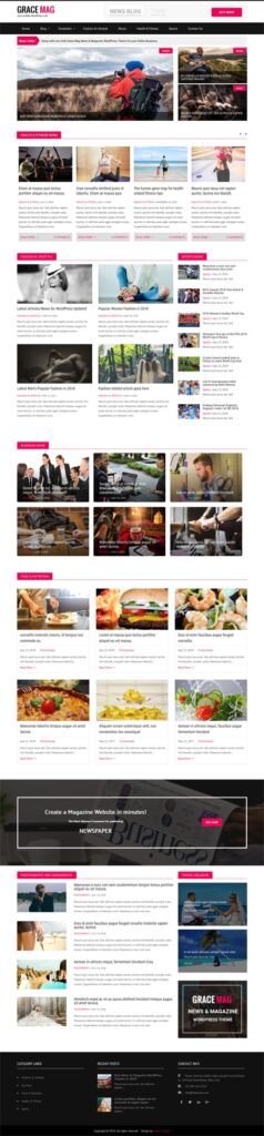 wordpress theme news