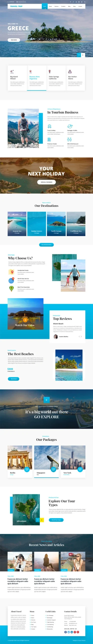 tour wordpress-theme